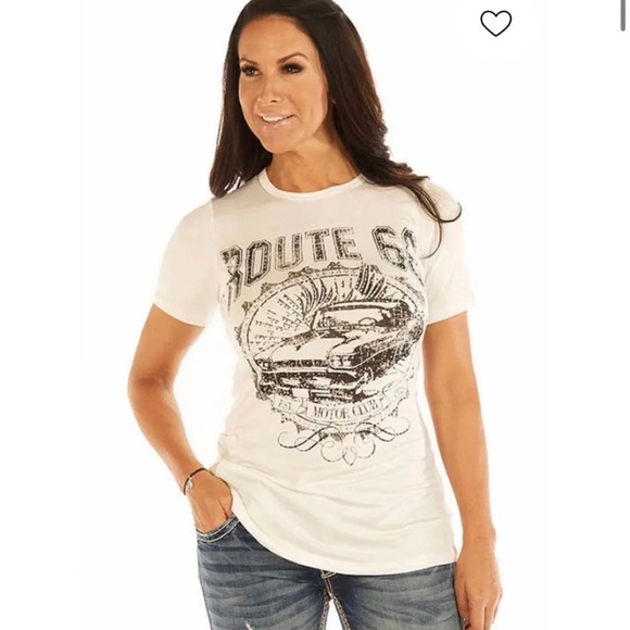 COPY - Liberty Wear Route 66 Biker T shirt - Picture 3 of 3